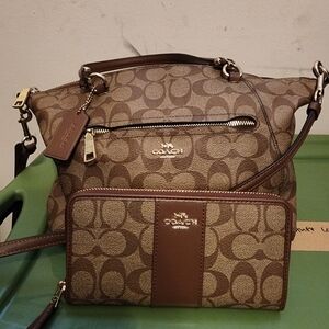 Coach bag and wallet